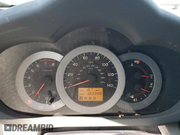 2011 Toyota RAV4 with VIN 2T3ZF4DV6BW102985, listed as a Copart auction lot 46379455 with 103,398 mi miles and Salvage Title. Bid and sale history available at carsss.com. Image 9.