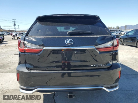 2018 Lexus RX 350L Premium with VIN JTJGZKCA8J2008807, listed as a Copart auction lot 49696135 with 72,359 mi miles and Salvage Title. Bid and sale history available at DreamBid. Image 6.