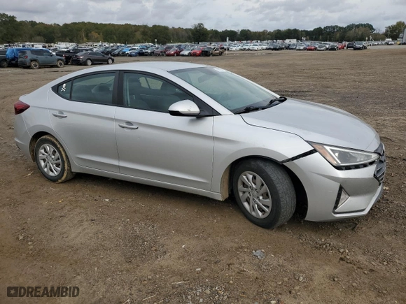 2019 Hyundai Elantra SE with VIN 5NPD74LF2KH429683, listed as a Copart auction lot 78838634 with 122,307 mi miles and Salvage Title. Bid and sale history available at carsss.com. Image 4.