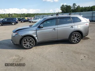 2015 Mitsubishi Outlander GT z VIN JA4JZ4AX2FZ012436, wystawiony jako Copart lot #67381154 z przebiegiem 121 629 mil mil oraz Szkoda całkowita • Salvage title. Historia ofert i sprzedaży dostępna na DreamBid. Obrazek 1.