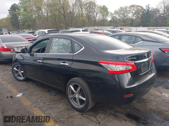 2013 Nissan Sentra S with VIN 3N1AB7AP0DL770424, listed as a IAAI auction lot 41951191 with 129,348 mi miles and . Bid and sale history available at DreamBid. Image 3.