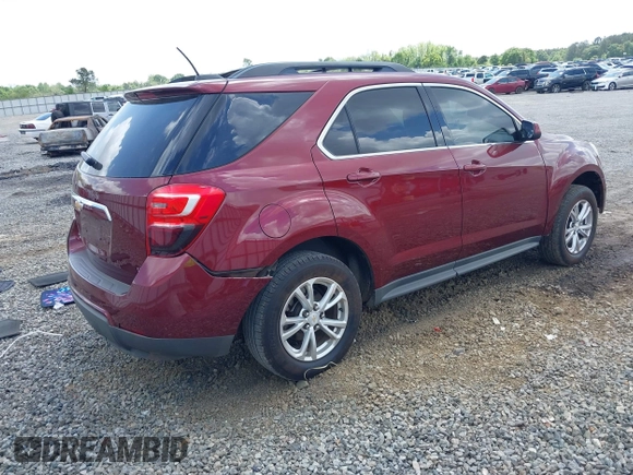 2017 Chevrolet Equinox LT with VIN 2GNALCEK4H1594316, listed as a IAAI auction lot 41961606 with 57,240 mi miles. Bid and sale history available at carsss.com. Image 4.