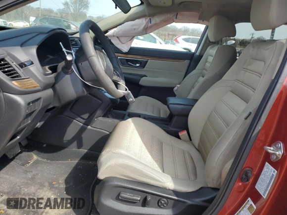 2018 Honda CR-V EX with VIN 2HKRW2H56JH640591, listed as a Copart auction lot 48599405 with 78,561 mi miles and Salvage Title. Bid and sale history available at DreamBid. Image 7.