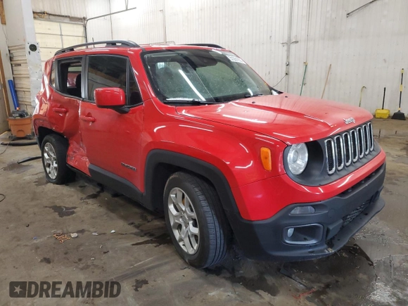2018 Jeep Renegade Altitude with VIN ZACCJABB3JPH80621, listed as a Copart auction lot 51291855 with 105,399 mi miles and Salvage Title. Bid and sale history available at DreamBid. Image 4.