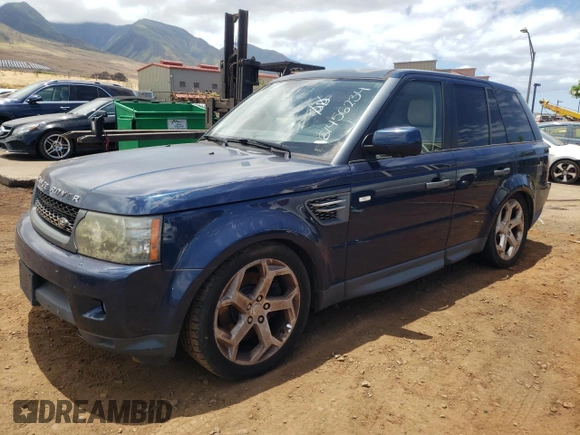 2011 Land Rover Range Rover Sport HSE Lux with VIN SALSK2D43BA288307, listed as a Copart auction lot 61456234 with Not provided miles and Salvage title. Bid and sale history available at DreamBid. Image 1.