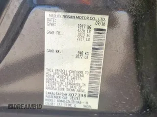 2017 Nissan Altima SR with VIN 1N4AL3AP3HN307398, listed as a Copart auction lot 51466975 with 184,420 mi miles and Salvage Title. Bid and sale history available at DreamBid. Image 12.