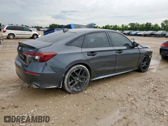 2025 Honda Civic Sport z VIN 2HGFE2F59SH539467, wystawiony jako Copart lot #58836935 z przebiegiem 5527 mil mil oraz Szkody całkowita. Historia ofert i sprzedaży dostępna na DreamBid. Obrazek 3.