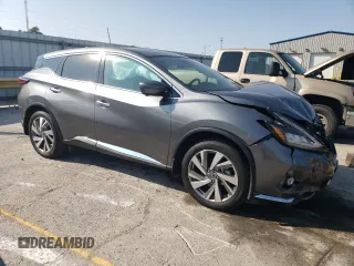 2021 Nissan Murano SL with VIN 5N1AZ2CS1MC119145, listed as a Copart auction lot 74582414 with 26,217 mi miles and Salvage Title. Bid and sale history available at DreamBid. Image 4.