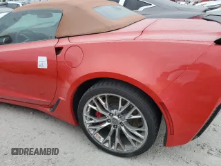 2016 Chevrolet Corvette Z06 3LZ with VIN 1G1YU3D63G5600184, listed as a Copart auction lot 74736534 with 0 mi miles and Salvage Title. Bid and sale history available at carsss.com. Image 12.
