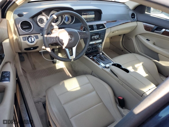 2013 Mercedes-Benz C-Class C 250 with VIN WDDGJ4HB6DG063860, listed as a Copart auction lot 52169935 with 69,635 mi miles and Salvage Title. Bid and sale history available at carsss.com. Image 8.