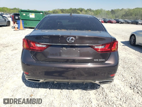2013 Lexus GS 350 with VIN JTHBE1BL2D5020572, listed as a Copart auction lot 53092485 with 108,238 mi miles and Salvage title. Bid and sale history available at DreamBid. Image 6.