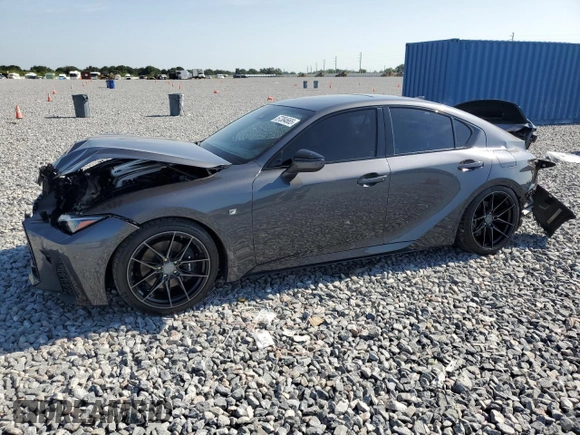 2022 Lexus IS 350 F Sport with VIN JTHGZ1B2XN5053046, listed as a Copart auction lot 57384665 with 36,080 mi miles and Salvage title. Bid and sale history available at DreamBid. Image 1.