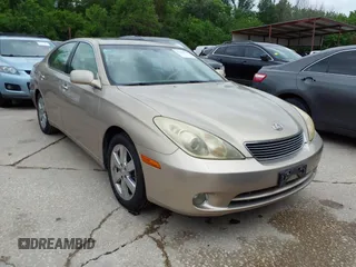 2005 Lexus ES 330 with VIN JTHBA30G855068642, listed as a IAAI auction lot 42137745 with 145,471 mi miles. Bid and sale history available at carsss.com. Image 1.