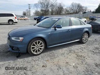2015 Audi A4 Premium Plus with VIN WAUFFAFL7FN020965, listed as a Copart auction lot 45794985 with 136,897 mi miles and Salvage Title. Bid and sale history available at carsss.com. Image 1.