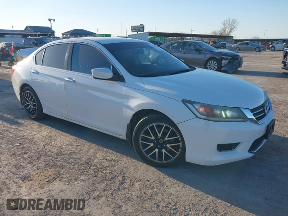 2015 Honda Accord Sport with VIN 1HGCR2F51FA083086, listed as a IAAI auction lot 41411266 with 205,186 mi miles and . Bid and sale history available at DreamBid. Image 1.