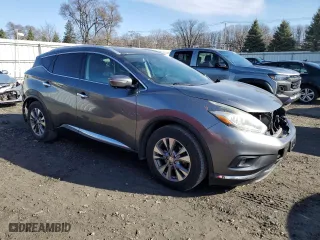 2015 Nissan Murano SL with VIN 5N1AZ2MH1FN201385, listed as a Copart auction lot 50364955 with 173,357 mi miles and Salvage Title. Bid and sale history available at carsss.com. Image 4.