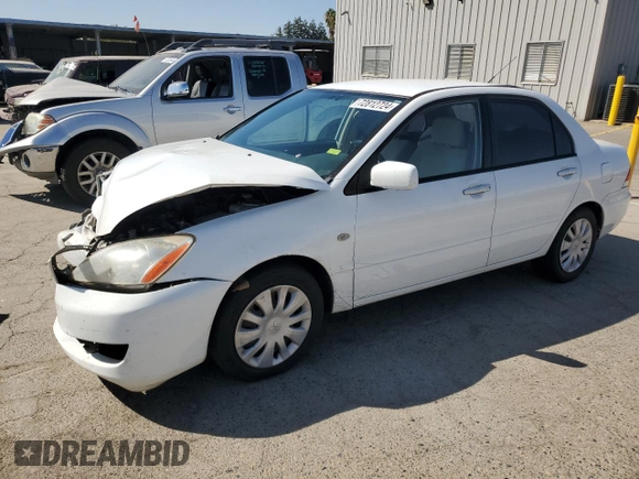 2006 Mitsubishi Lancer ES with VIN JA3AJ26E06U008194, listed as a Copart auction lot 72812724 with 140,432 mi miles and Salvage Title. Bid and sale history available at DreamBid. Image 1.