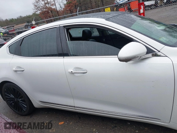 2018 Kia Cadenza Limited with VIN KNALC4J11J5099335, listed as a IAAI auction lot 41217994 with 55,335 mi miles. Bid and sale history available at carsss.com. Image 13.