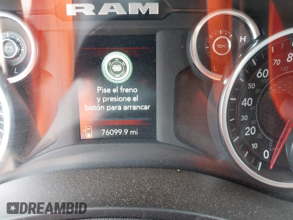 2023 Ram 2500 Tradesman with VIN 3C6UR5HJXPG565659, listed as a IAAI auction lot 42202269 with 76,099 mi miles and . Bid and sale history available at DreamBid. Image 6.