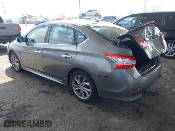2015 Nissan Sentra SR with VIN 3N1AB7AP6FY217976, listed as a IAAI auction lot 42031415 with 130,572 mi miles and . Bid and sale history available at DreamBid. Image 3.
