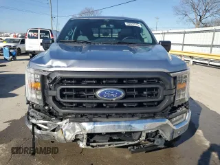 2021 Ford F-150 XL with VIN 1FTFW1CD8MFB06471, listed as a Copart auction lot 46922515 with 44,790 mi miles and Salvage title. Bid and sale history available at DreamBid. Image 5.