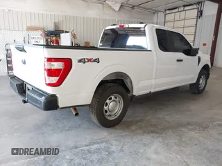 2021 Ford F-150 XL with VIN 1FTEX1EB2MFA42612, listed as a IAAI auction lot 41490273 with 109,896 mi miles and . Bid and sale history available at DreamBid. Image 4.