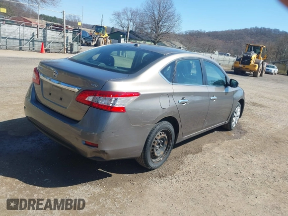 2015 Nissan Sentra SV with VIN 3N1AB7AP2FY243197, listed as a IAAI auction lot 41823476 with 66,736 mi miles and . Bid and sale history available at DreamBid. Image 4.