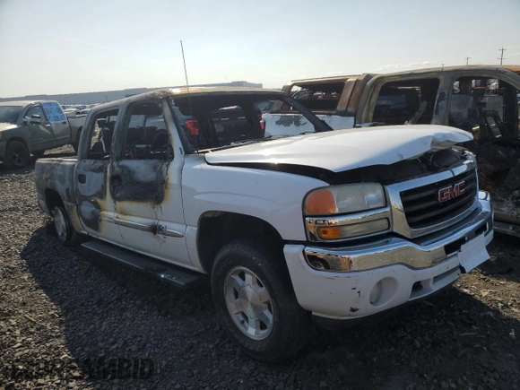 2006 GMC Sierra 1500 SLT with VIN 2GTEK13T661243028, listed as a Copart auction lot 54254475 with Not Provided miles and Salvage Title. Bid and sale history available at carsss.com. Image 4.