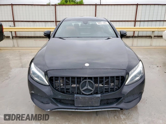 2017 Mercedes-Benz C 300 with VIN WDDWJ4KBXHF406136, listed as a Copart auction lot 60511465 with 109,208 mi miles and Clean title. Bid and sale history available at DreamBid. Image 5.