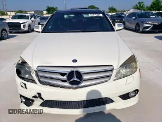 2009 Mercedes-Benz C 350 Sport with VIN WDDGF56X69R056988, listed as a Copart auction lot 58310825 with 153,579 mi miles and Salvage title. Bid and sale history available at DreamBid. Image 5.