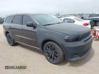 2020 Dodge Durango GT with VIN 1C4RDHDG3LC301544, listed as a IAAI auction lot 42429339 with 95,453 mi miles and . Bid and sale history available at DreamBid. Image 1.