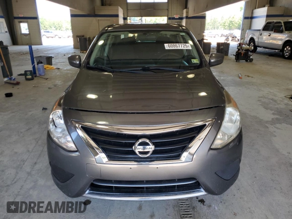 2017 Nissan Versa S with VIN 3N1CN7AP8HL902108, listed as a Copart auction lot 60867725 with 163,073 mi miles and Salvage title. Bid and sale history available at DreamBid. Image 5.