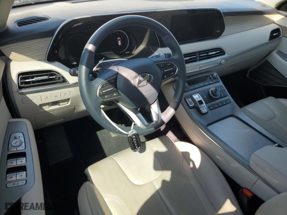 2022 Hyundai Palisade Limited with VIN KM8R5DHE2NU385086, listed as a Copart auction lot 74805564 with 56,418 mi miles and Salvage Title. Bid and sale history available at carsss.com. Image 8.