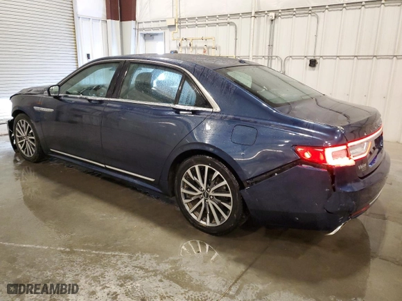 2017 Lincoln Continental Select with VIN 1LN6L9SK8H5616768, listed as a Copart auction lot 47573715 with 42,508 mi miles and Salvage Title. Bid and sale history available at carsss.com. Image 2.