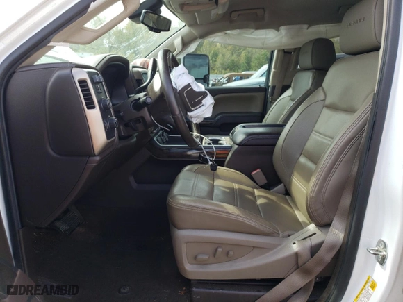 2015 GMC Sierra 2500HD Denali with VIN 1GT120EGXFF591111, listed as a Copart auction lot 74296454 with 92,693 mi miles and Salvage Title. Bid and sale history available at carsss.com. Image 7.