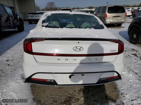 2023 Hyundai Sonata Hybrid SEL with VIN KMHL34JJ0PA054207, listed as a Copart auction lot 41385525 with 26,713 mi miles and Salvage Title. Bid and sale history available at carsss.com. Image 6.