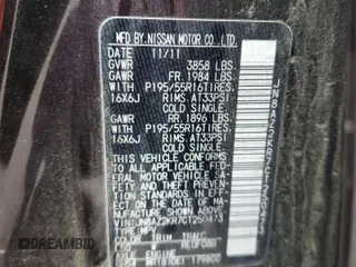 2012 Nissan Cube S z VIN JN8AZ2KR7CT250473, wystawiony jako Copart lot #55305015 z przebiegiem Nie podano mil oraz Szkoda całkowita • Salvage title. Historia ofert i sprzedaży dostępna na DreamBid. Obrazek 12.