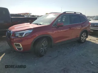 2021 Subaru Forester Limited z VIN JF2SKAUC3MH532087, wystawiony jako Copart lot #52379015 z przebiegiem Nie podano mil oraz Szkoda całkowita • Salvage title. Historia ofert i sprzedaży dostępna na DreamBid. Obrazek 1.