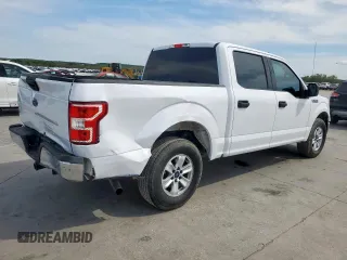 2020 Ford F-150 XL with VIN 1FTEW1C40LKD37723, listed as a Copart auction lot 50827915 with 114,384 mi miles and Salvage Title. Bid and sale history available at carsss.com. Image 3.