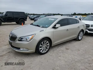 2014 Buick LaCrosse Leather with VIN 1G4GB5G38EF179197, listed as a Copart auction lot 46599705 with 108,981 mi miles and Salvage Title. Bid and sale history available at DreamBid. Image 1.