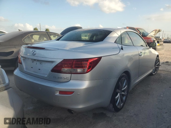 2014 Lexus IS 250 C with VIN JTHFF2C25E2529794, listed as a Copart auction lot 78642364 with Not provided miles and Non repairable. Bid and sale history available at DreamBid. Image 3.