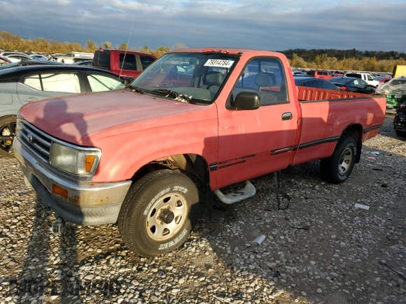 1995 Toyota T100 z VIN JT4VD21E7S0004632, wystawiony jako Copart lot #79314784 z przebiegiem 248 834 mil mil oraz Tytuł czysty. Historia ofert i sprzedaży dostępna na DreamBid. Obrazek 1.