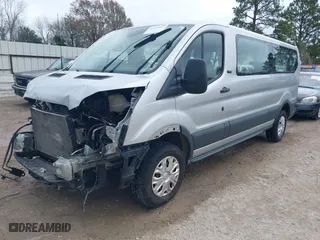 2018 Ford Transit Passenger Wagon XL with VIN 1FBZX2ZMXJKB02176, listed as a IAAI auction lot 41455827 with 75,340 mi miles. Bid and sale history available at carsss.com. Image 18.