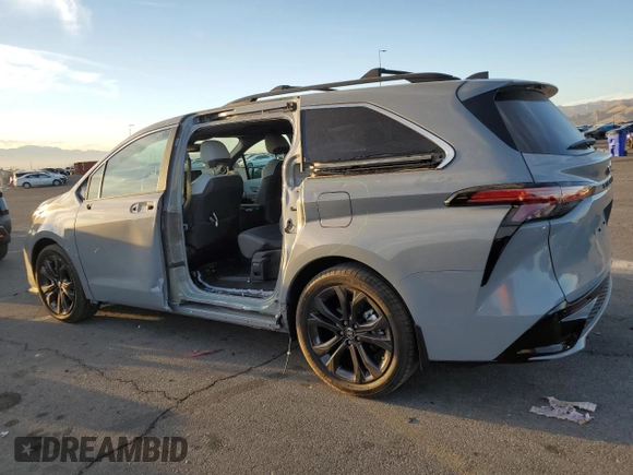 2024 Toyota Sienna XSE with VIN 5TDDRKEC6RS182951, listed as a Copart auction lot 86314004 with 7,292 mi miles and Salvage Title. Bid and sale history available at carsss.com. Image 2.