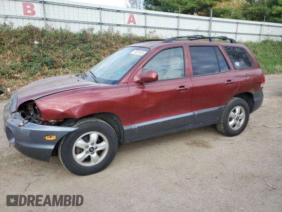 2005 Hyundai Santa Fe GLS with VIN KM8SC13DX5U865459, listed as a Copart auction lot 74367634 with 158,650 mi miles and Clean Title. Bid and sale history available at carsss.com. Image 1.