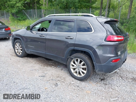 2014 Jeep Cherokee Limited with VIN 1C4PJMDB2EW216225, listed as a IAAI auction lot 42672551 with 151,799 mi miles and . Bid and sale history available at DreamBid. Image 3.