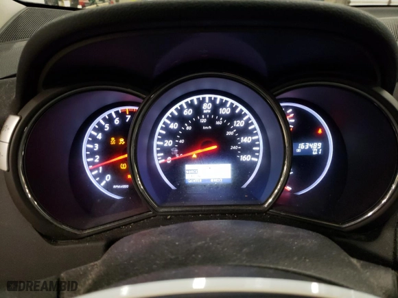 2011 Nissan Murano SV with VIN JN8AZ1MW0BW156347, listed as a Copart auction lot 48242205 with 163,489 mi miles and Non Repairable. Bid and sale history available at carsss.com. Image 9.
