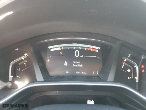 2018 Honda CR-V EX with VIN 7FARW1H5XJE008819, listed as a Copart auction lot 87683315 with 109,478 mi miles and Salvage Title. Bid and sale history available at carsss.com. Image 9.