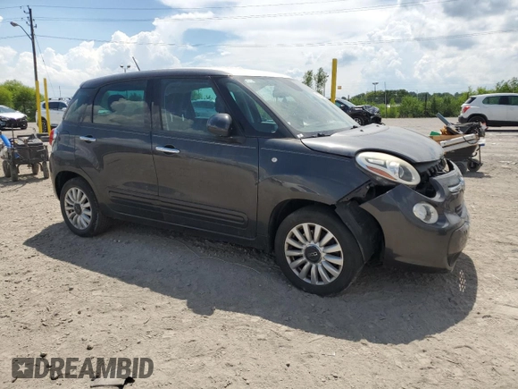 2015 FIAT 500L Easy with VIN ZFBCFABH7FZ030382, listed as a Copart auction lot 62732905 with 88,945 mi miles and Salvage title. Bid and sale history available at DreamBid. Image 4.