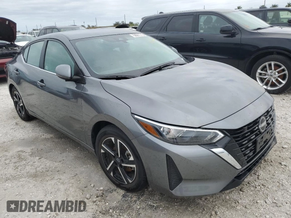 2024 Nissan Sentra SV with VIN 3N1AB8CV5RY306945, listed as a Copart auction lot 46092895 with Not Provided miles and Non Repairable. Bid and sale history available at DreamBid. Image 4.